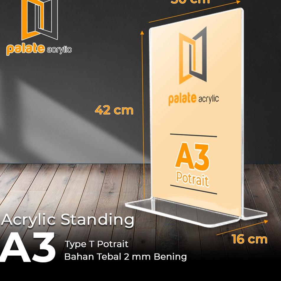 

Terbaru - AKRILIK A3 TYPE T PORTRAIT / AKRILIK A3 T / PORTRIAT ..