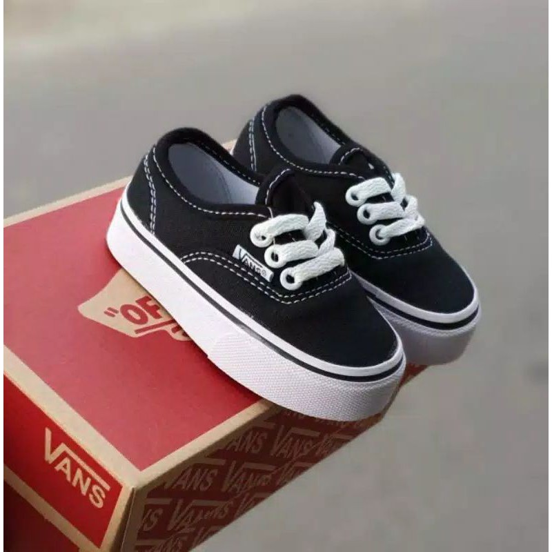 Sepatu anak vans autentic tali unisex klasik