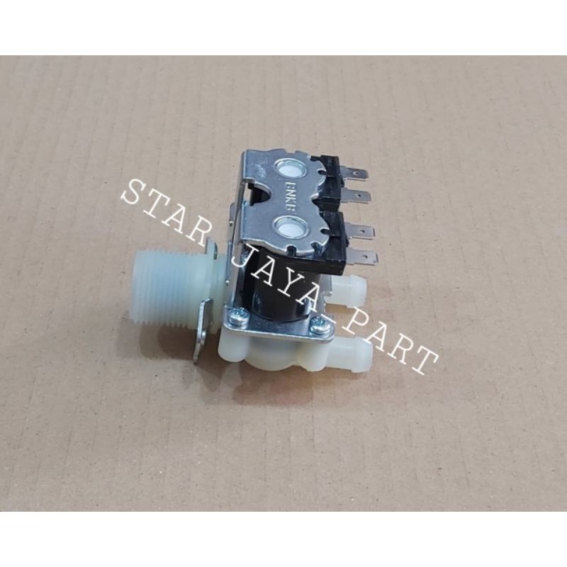 SELENOID SAMSUNG DOUBLE SELENOID MESIN CUCI GANDA WATER INLET VALVE FRONT LOADING DOUBLE LG