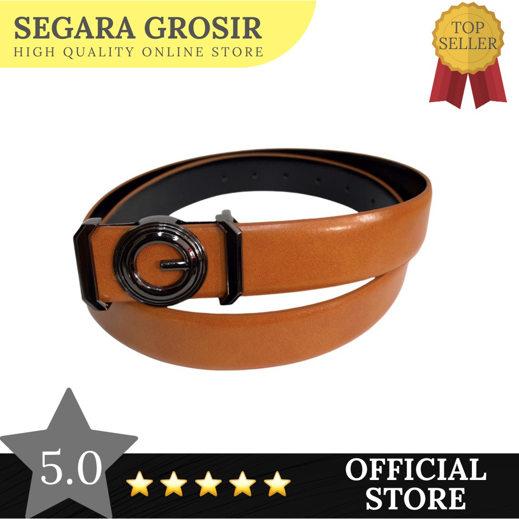 GESPER WANITA MODIS KULIT PREMIUM LEATHER STYLE FASHION IKAT PINGGANG SABUK WOMEN BELT