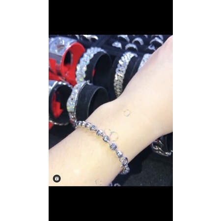 Gelang Perak 925 Asli Motif Biji Lada