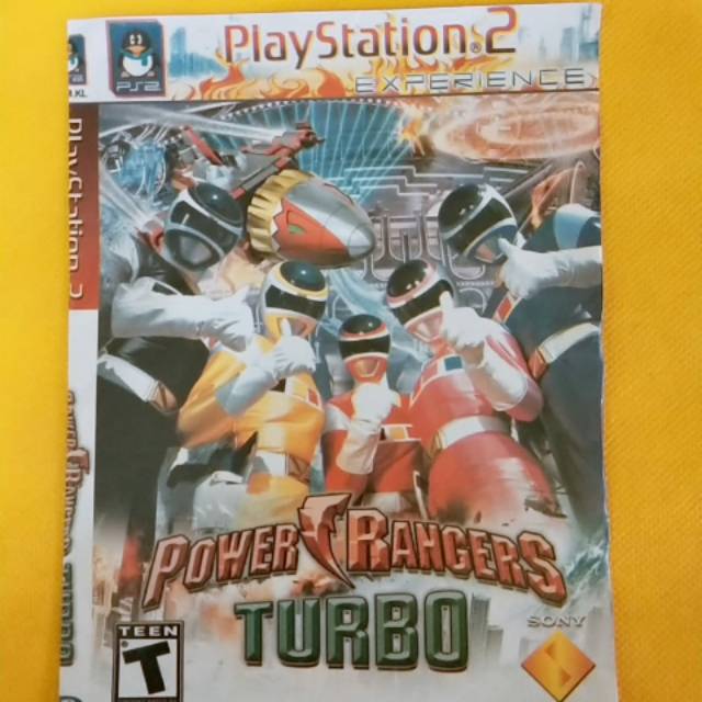 Murah meriah kaset PS 2 power rangers turbo