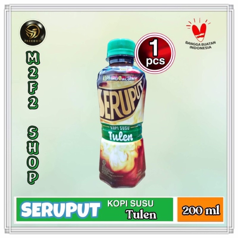 Kopi Susu Seruput Tulen Botol Pet - 200 ml (Kemasan Satuan)