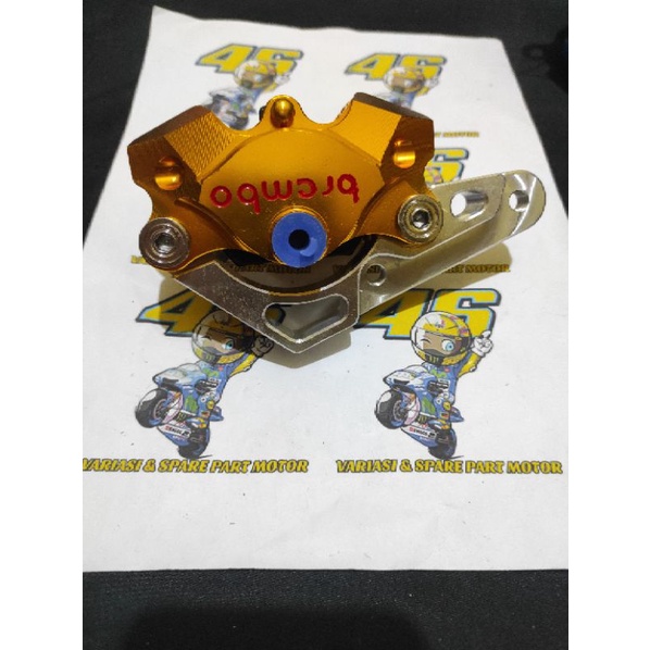 PAKET KALIPER 2 PISTON DEPAN NINJA R/RR, SUZUKI SATRIA FU