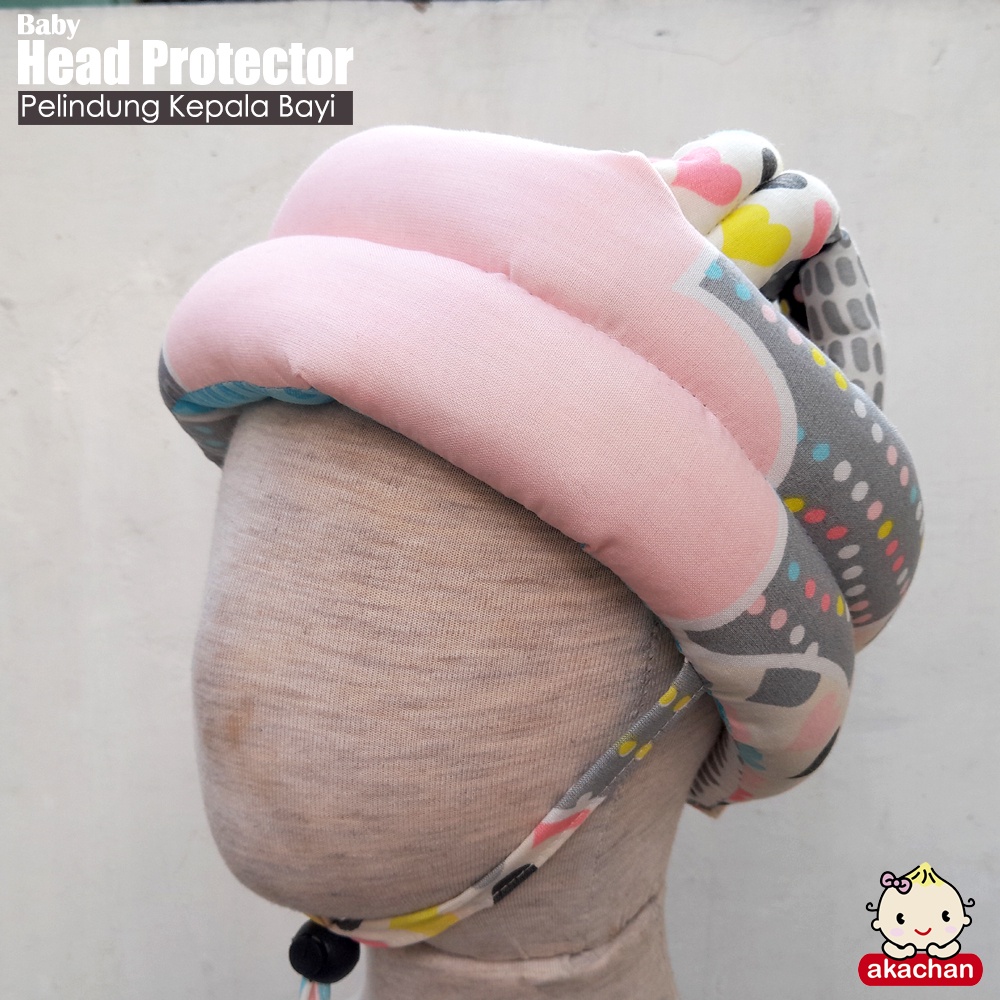 PELINDUNG KEPALA BAYI - Baby Head Protector Bahan Kain Empuk Helm Pelindung Kepala Akachan