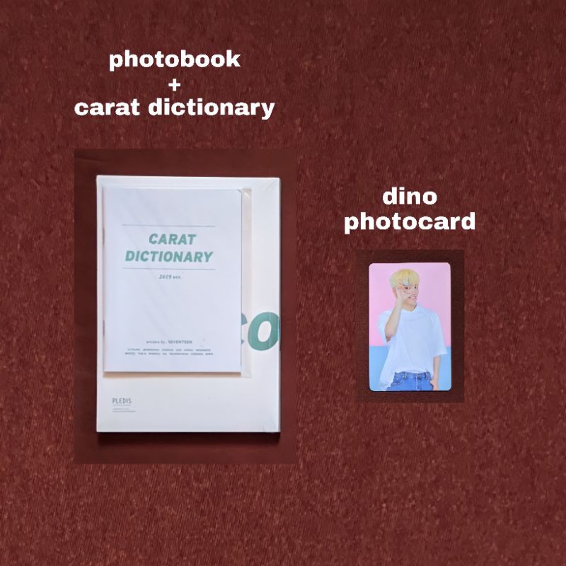 SEVENTEEN 4TH CARATGEN PHOTOCARD PHOTOBOOK (SCOUPS JOSHUA HOSHI WONWOO WOOZI MINGYU DINO)