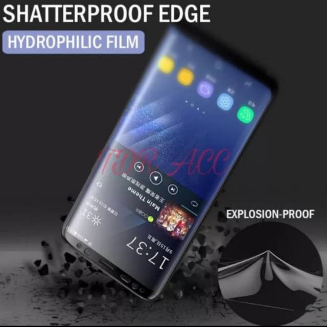 HIDROGEL CLEAR - TEMPERED GLASS  SAMSUNG S7 EDGE/S8/S8 PLUS/S9/S9 PLUS/S10/S10 PLUS/S21/S21 PLUS/S21 ULTRA  /S22/S22 PLUS/S22 ULTRA/NOTE 8/NOTE 9/NOTE 10/NOTE 10 PLUS/NOTE 20/NOTE 20 ULTRA/S10E/S20 FE/S21 FE