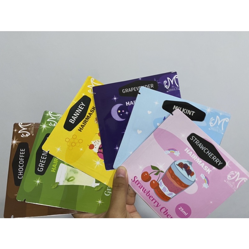 Hairmask miss ti 25gr creambath sachet travel praktis BPOM 50%