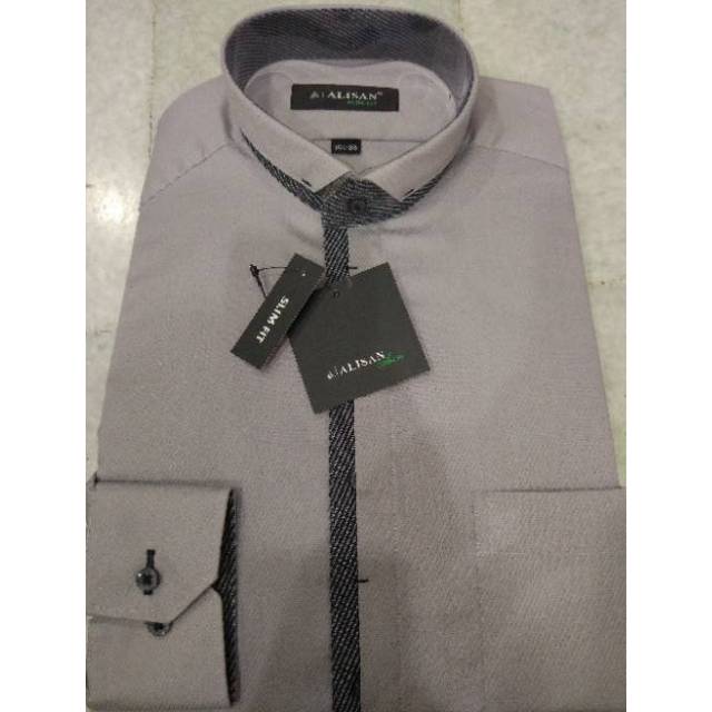 Alisan Lengan Panjang Kombinasi Kerah Koko Special Okt Slimfit