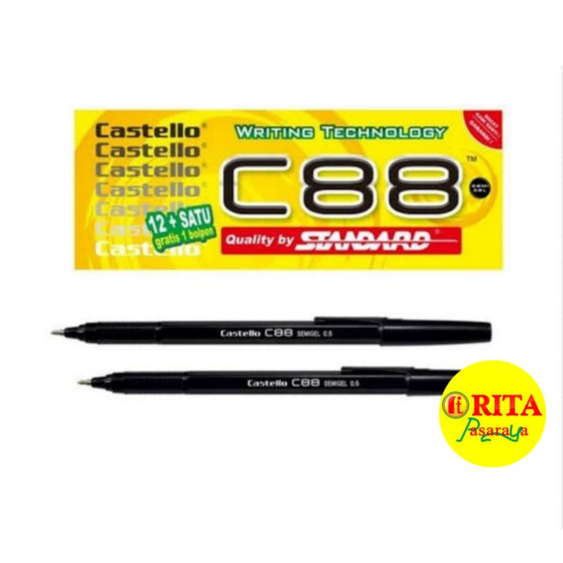 

Standard Castello C88 Ballpoint ( Isi 12 Free 1 Pcs )
