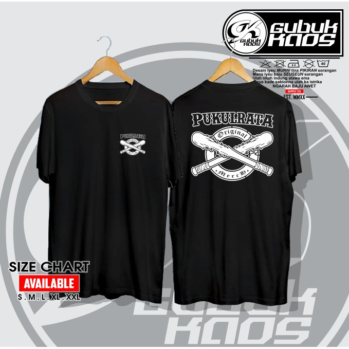 Kaos Baju Distro Pukul Rata Rumble Merch - GUBUK KOAS