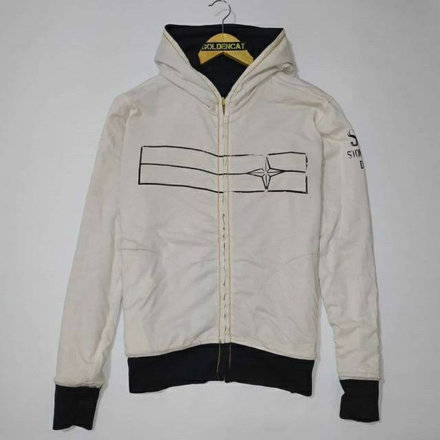 stone island zip up sweatshirt