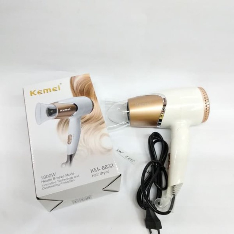 SHINE STAR - Kemei Km-6832 Professional Hair Dryer Pengering Rambut Kemei