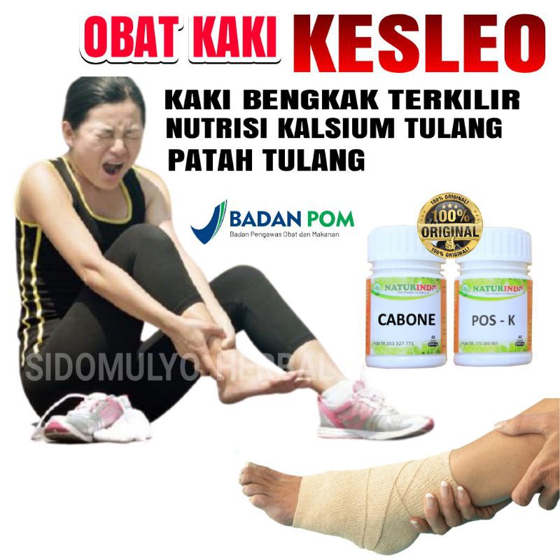 OBAT KAKI KESLEO BENGKAK TERKILIR MEMAR PATAH TULANG RETAK