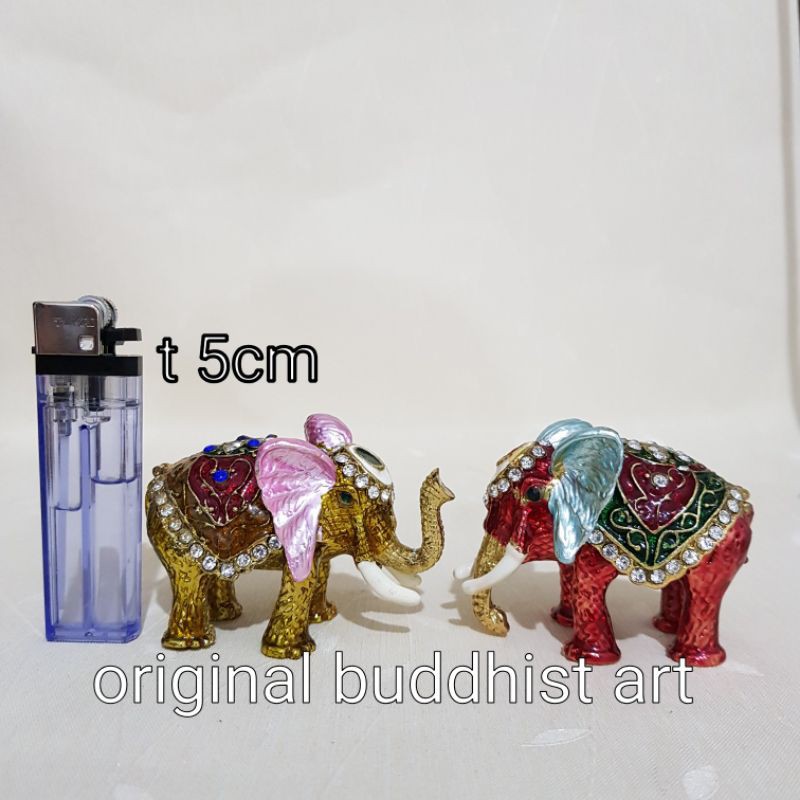 gajah fengshui sepasang t5cm