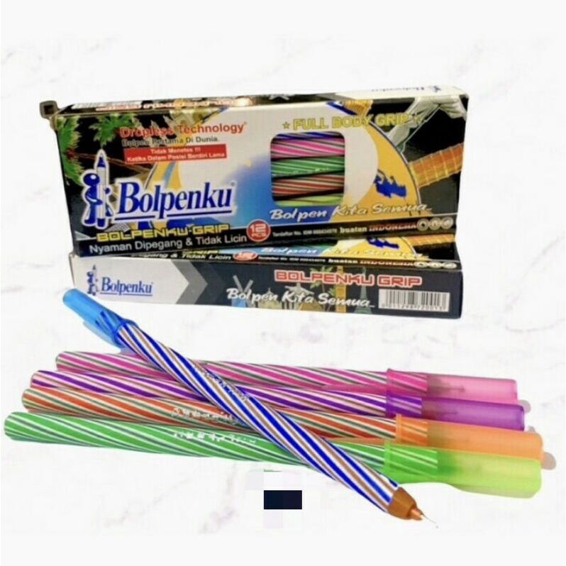

Bolpen/balpoint/Pulpen Bolpenku Lilin Ulir spiral hitam murah (lusin)