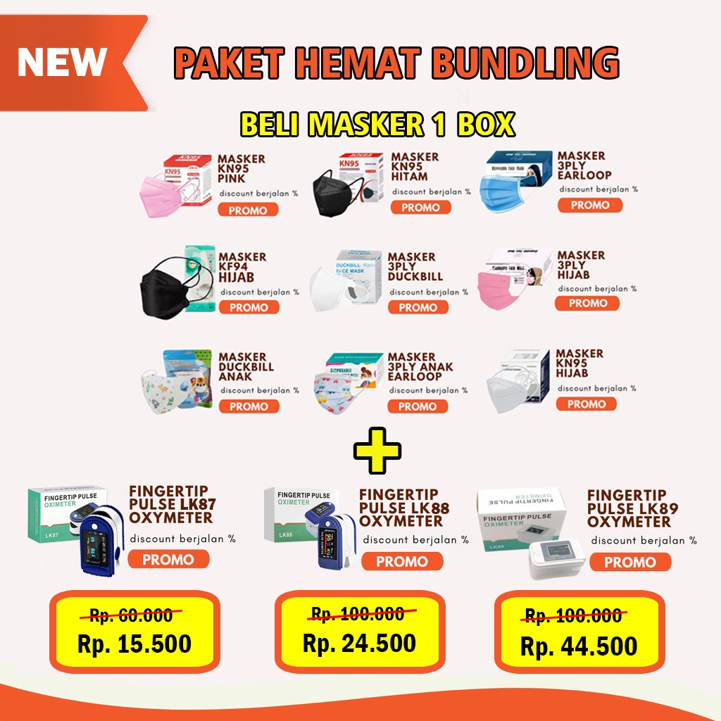HC Masker KN95 Isi 10Pcs Earloop Protective Mask 10 Pcs Masker Kesehatan Mask Korea Kemasan Box-1