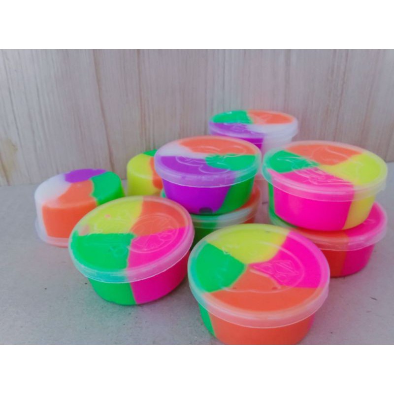 MAINAN ANAK SLIME RAINBOW mini
