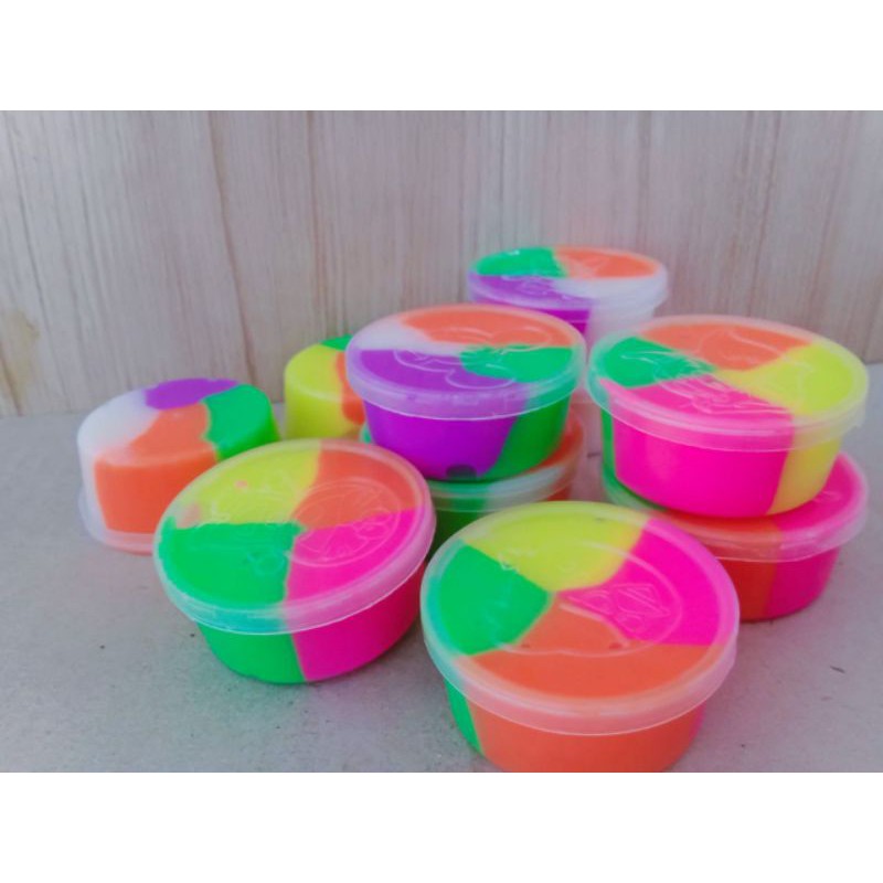 MAINAN ANAK SLIME RAINBOW mini