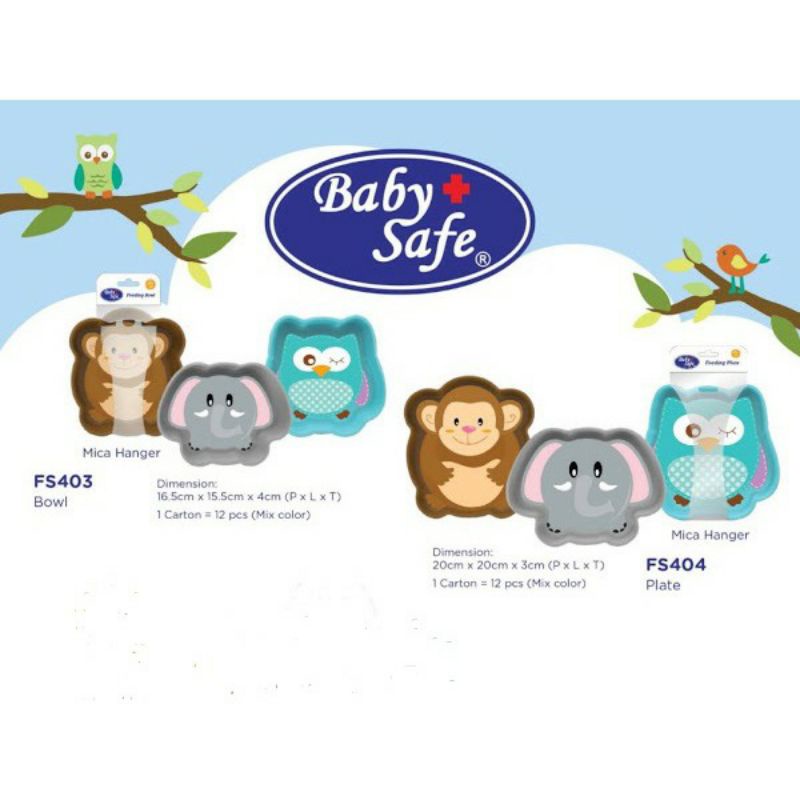 Babysafe Feeding Plate FS404 / Babysafe Feeding Plate FS403 /piring makan bayi