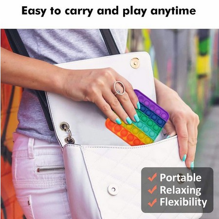 POP IT Mainan Viral Fidget Toy / Mainan Gelembung Fidget Push Pop It ANTI Stress / Fidget Push Pop-2