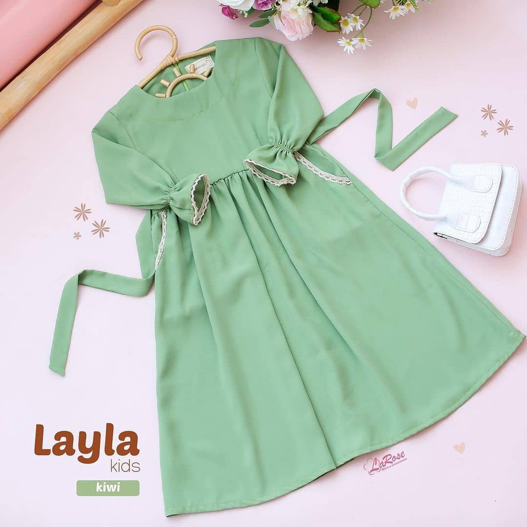 LAYLA KIDS DRESS BL MANGO CRAPE APLIKASI RENDA 5 - 6 TAHUN Dapat GAMIS ANAK Gamis Anak Perempuan Gamis Anak Terbaru 2021 Modern Dress Anak Gamis Anak Usia 5 Tahun Gamis Dress Anak Anak BEST SELLER