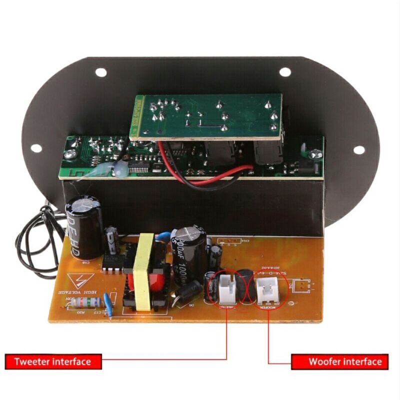 Power Amplifier Board 12V 24V 220V Bluetooth FM Radio Player AC/DC D3OK HIFI Bass Power AMP Support SD/TF USB