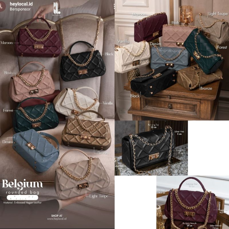 Belgium Bag Rounded Flap by Heylocal Local.id Local id Tas Odela