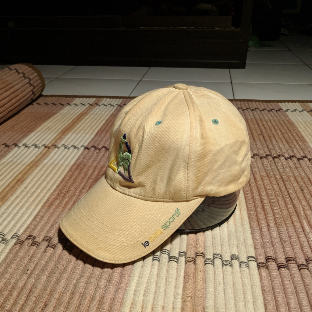 Topi Baseball LE COQ SPORTIF Golf Cap Cream Original Second Preloved