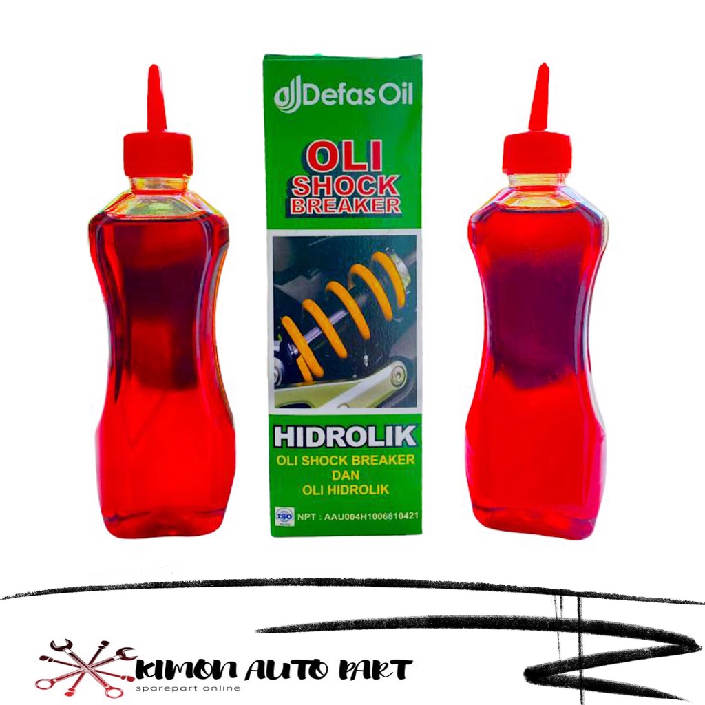 MURAH !! OLI SHOCK / OLI SHOCKBREAKER DEPAN MOTOR DEFAS / OLI HIDROLIK OLI SHOCK DEPAN MOTOR MINYAK 