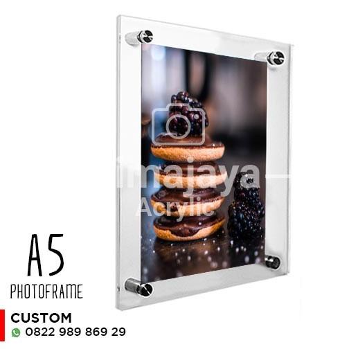 frame foto acrylic A5 2mm Acrylic / frame akrilik / Akrilik Dinding Terlaris