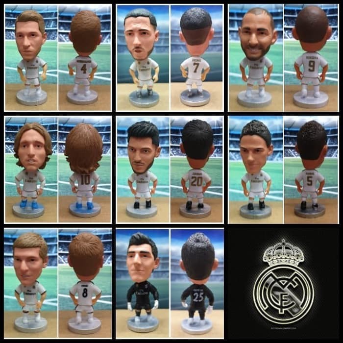 BRY Mini Figure Kodoto Pemain Bola Real Madrid Putih