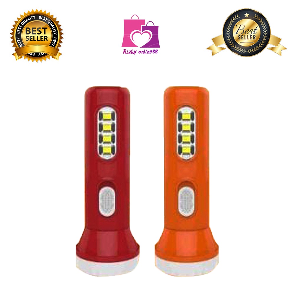 rizkyonline88 senter led lampu emergency thunder 1watt ETH8820 / ETH8830DL ecoking