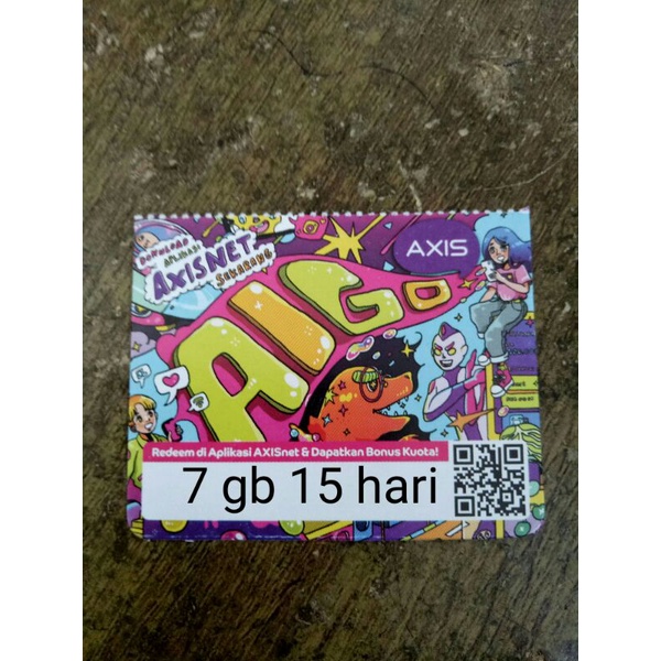 Voucher AXIS 8 GB 15 Hari