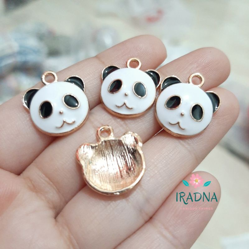 Bandul Kalung Gelang Keychain Bentuk Panda Head