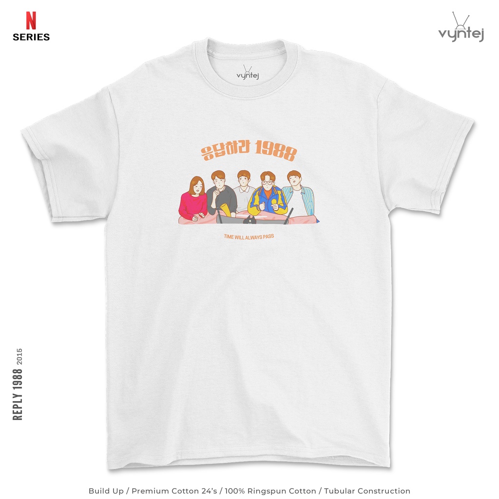 KAOS REPLY 1988 | DRAKOR | 001 | MOVIES T SHIRT | BAJU FILM | KDRAMA TEE