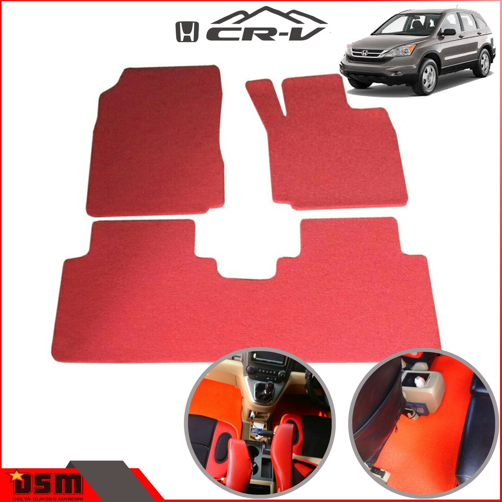 Karpet Mobil Honda CRV (&lt;2012) - 2 Baris / Karpet Mie CRV / Aksesoris Mobil CRV / DSM karmob