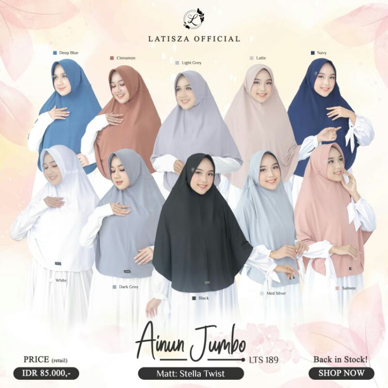 AINUN JUMBO BERGO By LATISZA HIJAB