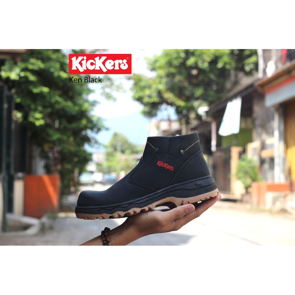 SEPATU KICKERS CASUAL SLOP SUEDE ASLI SLIPON PRIA KERJA KANTOR FORMAL SANTAI ANAK LAKI KREN MURAH