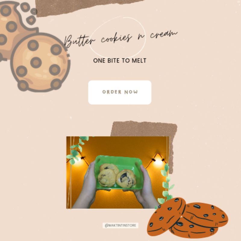 

Soft Butter Cookies & Cream