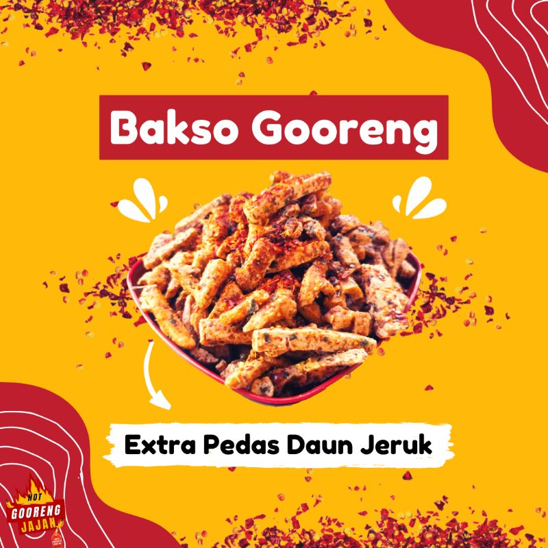 

Bakso Goreng 50gr dan 100gr Extra Pedas Daun Jeruk