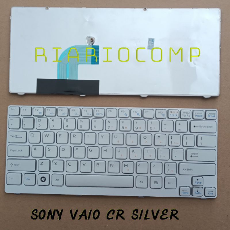 KEYBOARD SONY VAIO CR VGN-CR SILVER