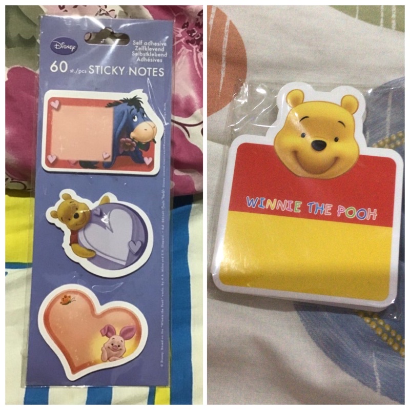 

DISNEY WINNIE THE POOH PIGLET EEYORE MEMO STICKY NOTES IMPORTED NOTE BOOK NOTE PAD