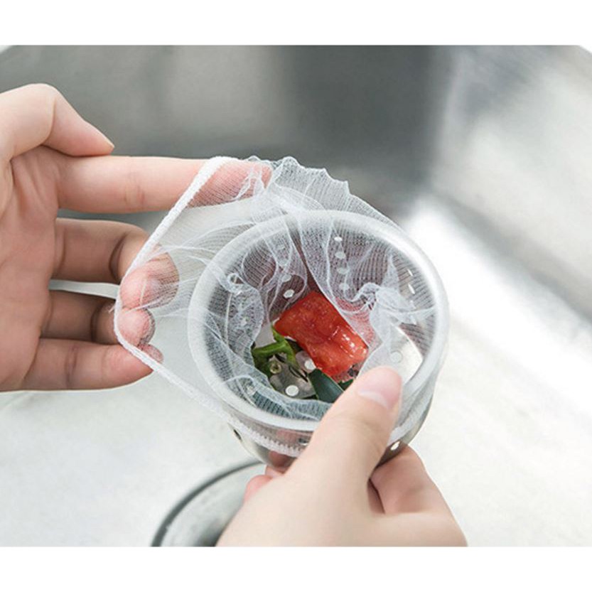 Kitchen Sink Filter Garbage Bag Pool Slip Net Bathroom Drain Filter Isi 100pcs-yoyosoo