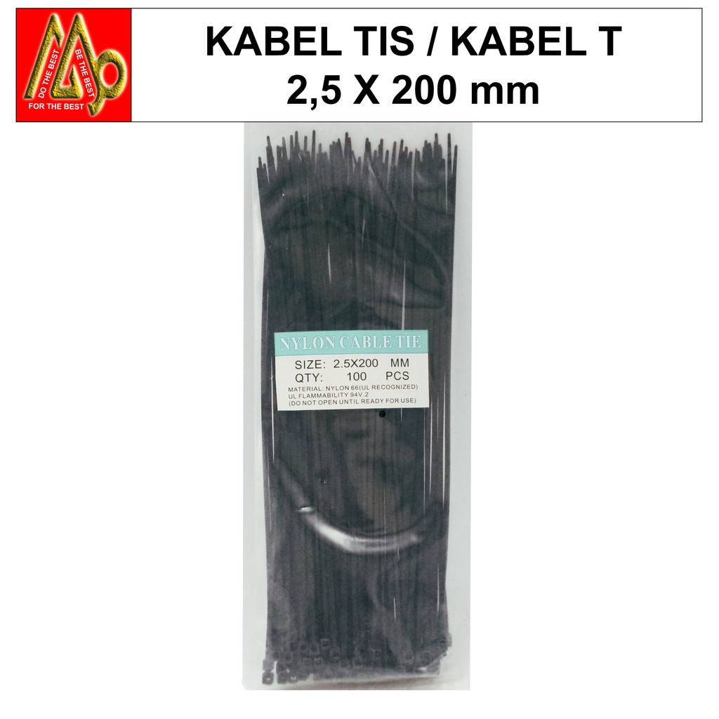 2,5 X 200 mm / Kabel Tis (Kabel T) (Kabel Pengikat)