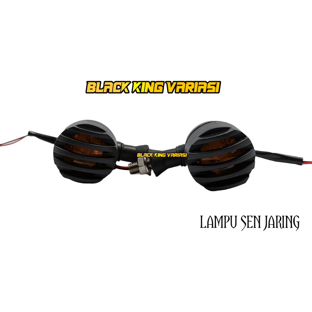 Lampu Sen Jaring Sein Reteng Tralis Gril Japstyle Lampu Sen Tralis Jaring Lampu Sen Jeep Sen Motor Universal 2 Pcs