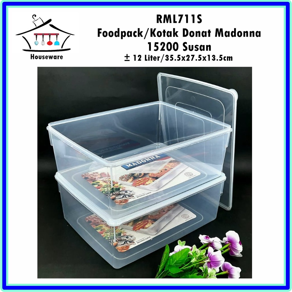 RML711S Foodpack / Toples / Kotak Donat Madonna 15200 Susan