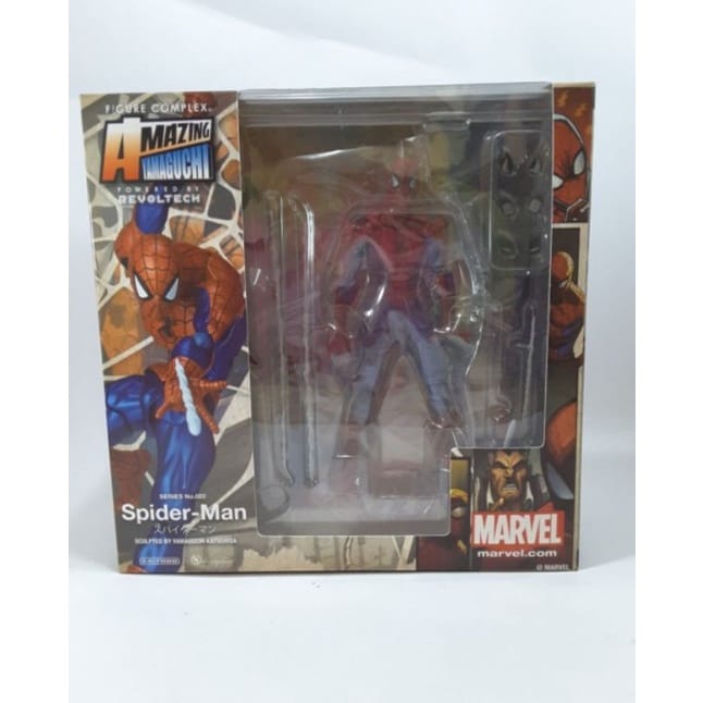 figure spiderman marvel superhero Revoltech red venom spiderman avengers