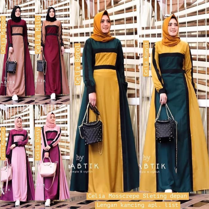 Model Baju Dress Hijab Terbaru