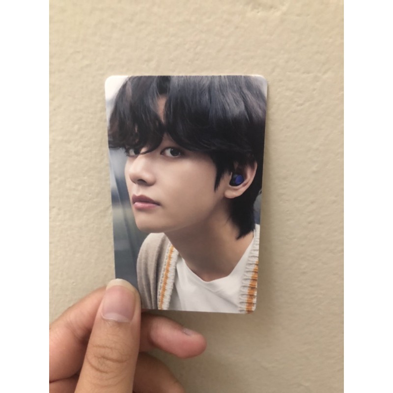 Official Photocard BTS V Samsung Ear Buds